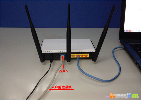 宽带网线接入时，正确连接路由器方法